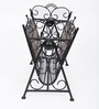Metal Magazine Holder in Black Colour