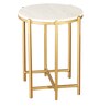 Levin End Table in Golden Finish
