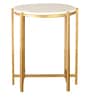 Levin End Table in Golden Finish