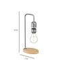 Levitating Silver Metal LED Table Lamp