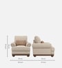 Lewis 1 Seater Sofas In Beige Colour Lewis 1 Seater Sofas In Beige Colour