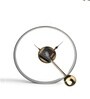 Gold Lexitron Table Clock