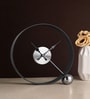 Silver Lexitron Table Clock