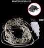 Lexton 20 Led Star Copper Wire String Lights? 2M Fairy Decoration Lights with Usb & Adapter (Warm White)