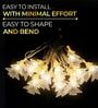 Warm White Icicle LED String Lights 14 LED 4 Meter