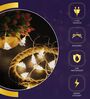 Warm White Icicle LED String Lights 14 LED 4 Meter