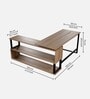 Lexus Executive Desk In Natural Finish