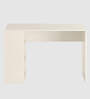 Lexus Study Table In Frosty White Finish