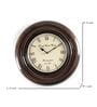 Leya Brown MDF Wall Clock