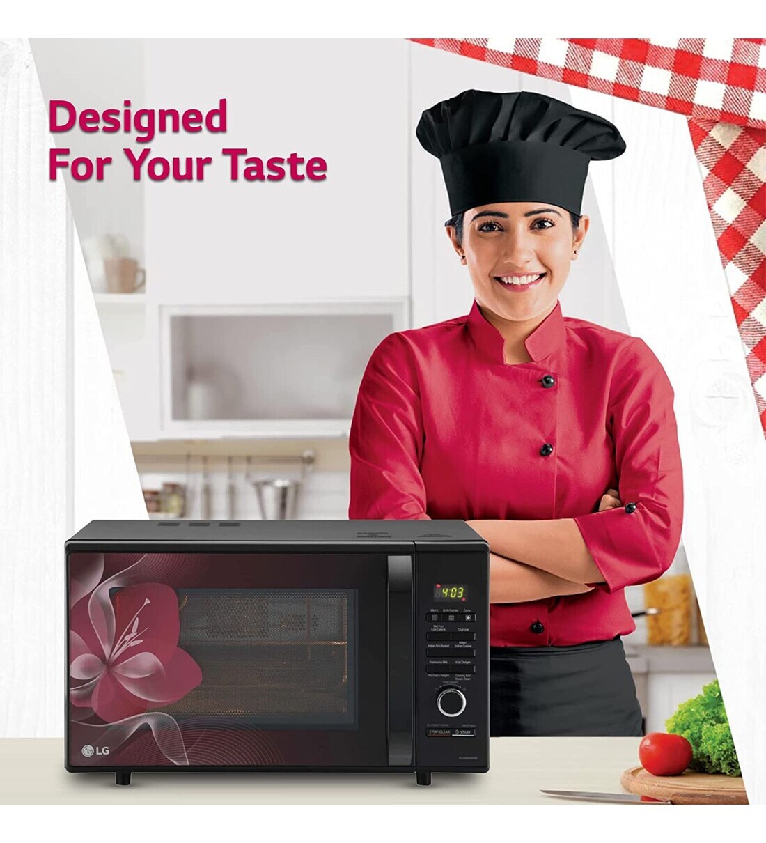 lg 28 l charcoal convection microwave oven