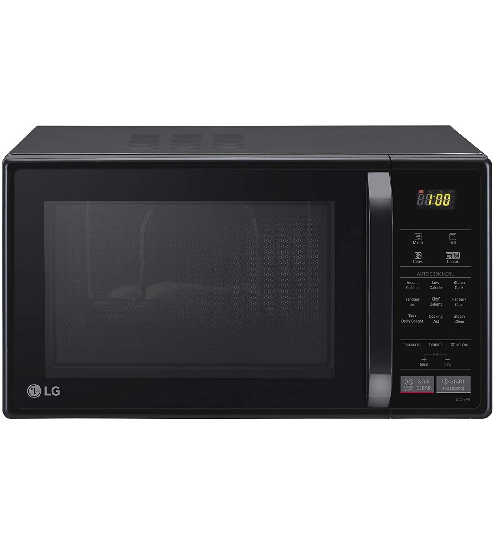 LG 21 L All In One Convection Microwave Oven (MC2146BL, Black)