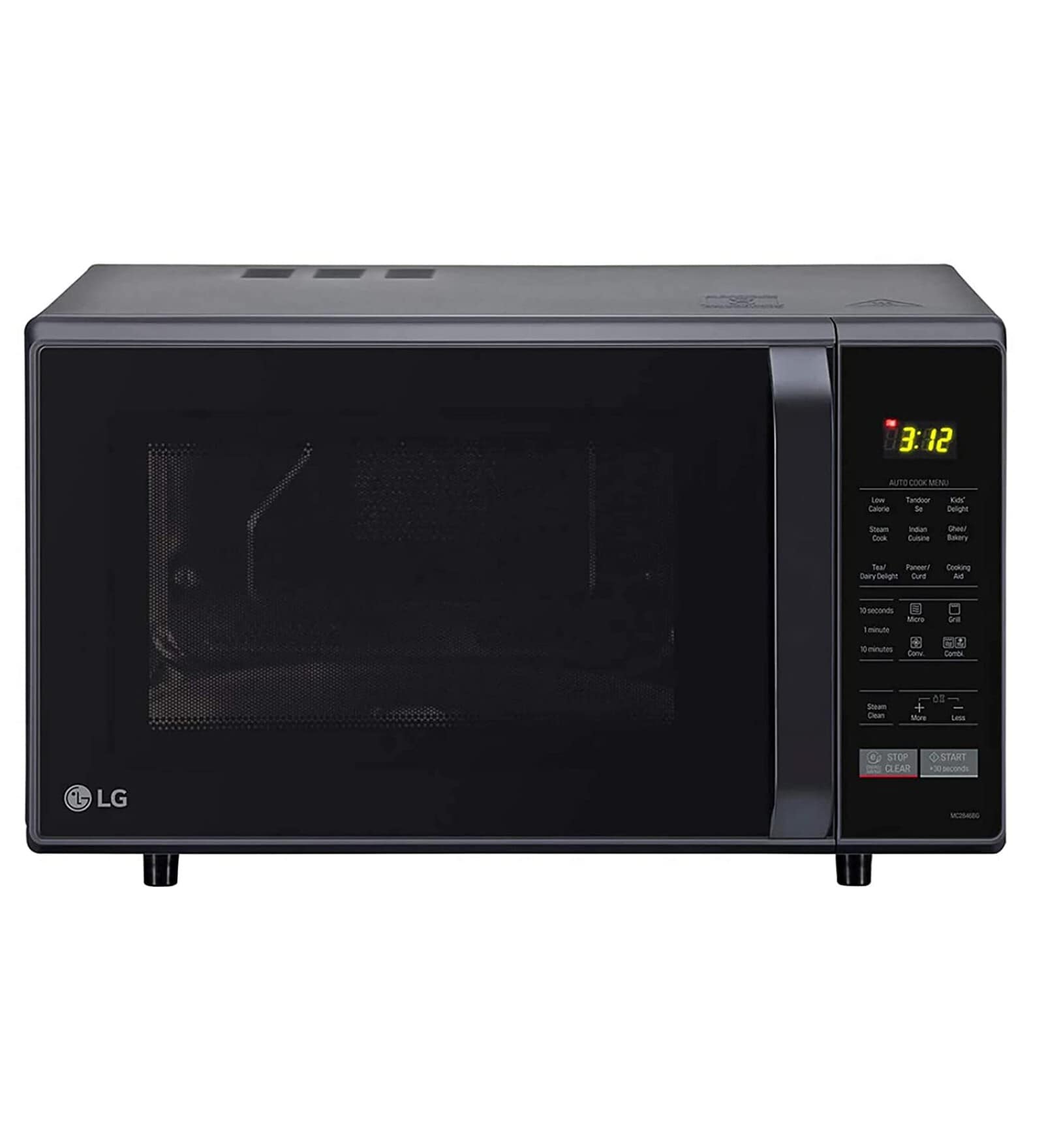 LG 28 L Convection Microwave Oven (MC2846BG, Black)