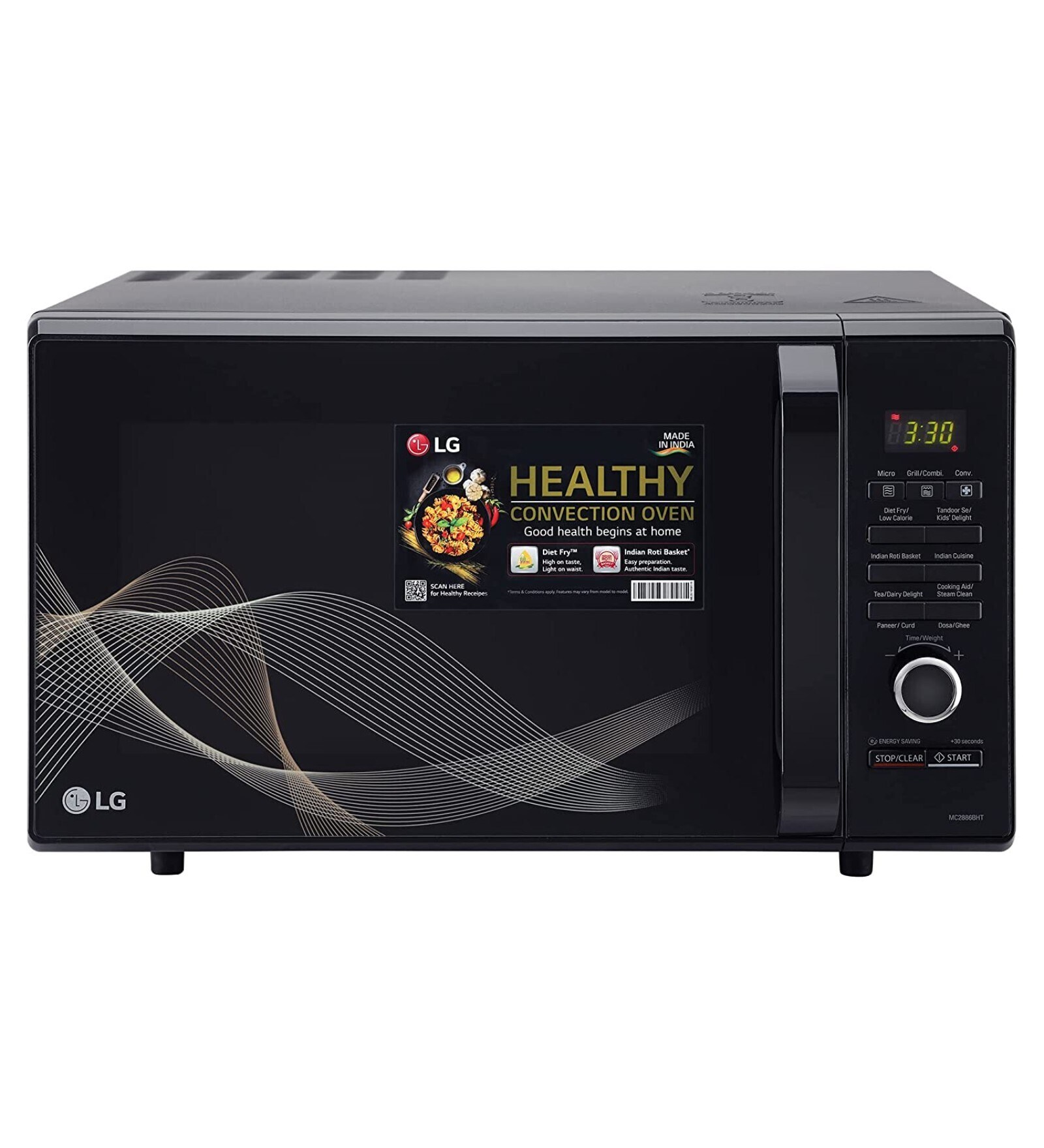 Buy LG 28 L Convection Microwave Oven MC2886BHT, BLACK at 5 OFF by LG
