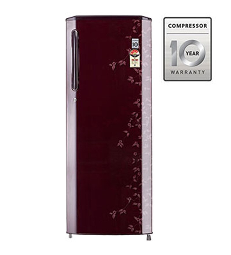 Buy LG Gardenia Wine 235 L 4star Refrigerator (Model GL285BNG5) Online Refrigerators
