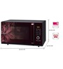 LG 32 L Convection Microwave Oven (MC3286BRUM, Black)