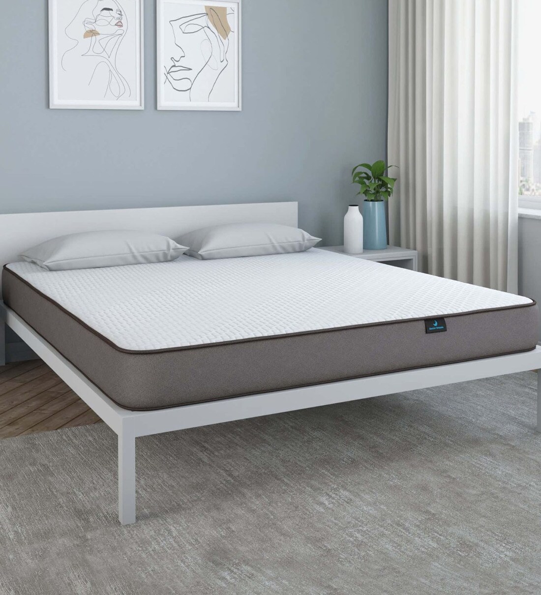Buy Lite Orthopedic 5 inch (75x60) PU Foam Queen Size Mattress at 42