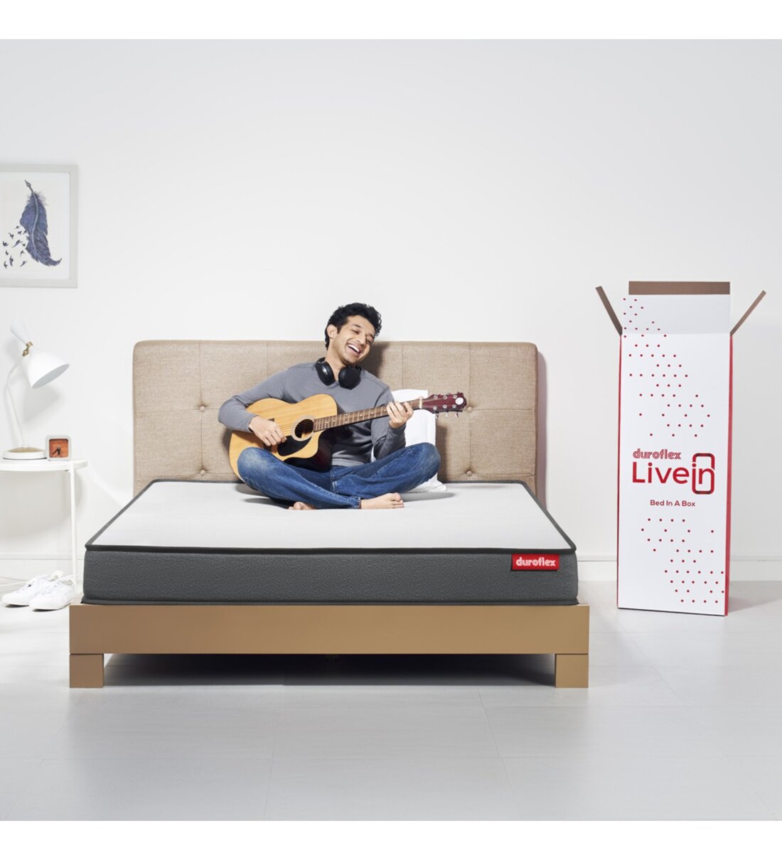 Buy Livein Memory Foam 6 Inch Queen Size Mattress by Duroflex Online