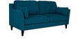 Liliana Three Seater Sofa in Peacock Blue Colour