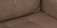Liliana Fabric 2 Seater Sofa in Brown Colour