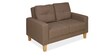 Liliana Fabric 2 Seater Sofa in Brown Colour