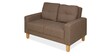 Liliana Fabric 2 Seater Sofa in Brown Colour