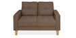 Liliana Fabric 2 Seater Sofa in Brown Colour