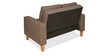 Liliana Fabric 2 Seater Sofa in Brown Colour