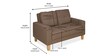 Liliana Fabric 2 Seater Sofa in Brown Colour