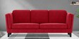 Limo 3 Seater Sofa In Blood Maroon Colour