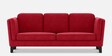 Limo 3 Seater Sofa In Blood Maroon Colour
