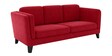 Limo 3 Seater Sofa In Blood Maroon Colour