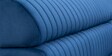 Linora Velvet Corner Sofa in Sapphire Blue Colour