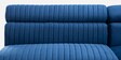 Linora Velvet Corner Sofa in Sapphire Blue Colour