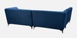 Linora Velvet Corner Sofa in Sapphire Blue Colour