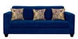 Lipu Fabric 3 Seater Sofa in Royal Blue Colour
