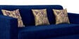Lipu Fabric 3 Seater Sofa in Royal Blue Colour