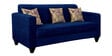 Lipu Fabric 3 Seater Sofa in Royal Blue Colour