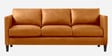 Livi Leatherette 3 Seater Sofa in Bold Yellow Colour