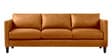 Livi Leatherette 3 Seater Sofa in Bold Yellow Colour