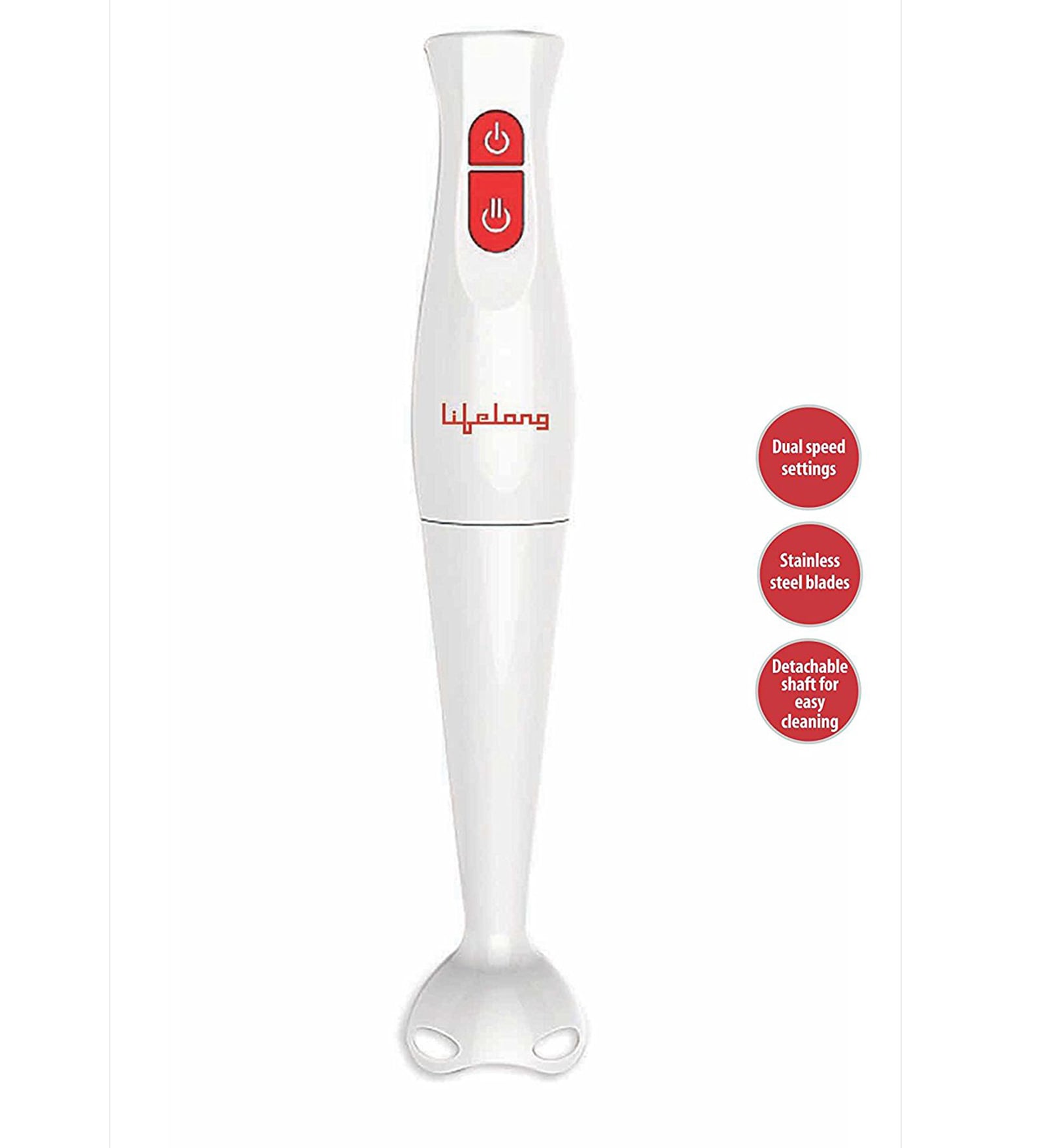 LifeLong 200W White Hand Blender (Model No: LLBH)