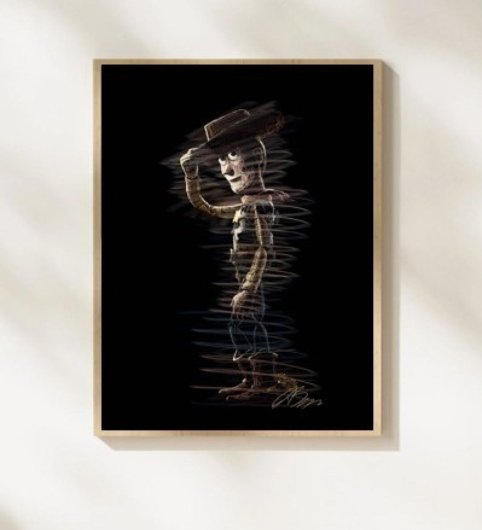 THE SUPERHERO COLLECTION 01 HD Poster With Brown Frame, 12.5   17.3 Inches