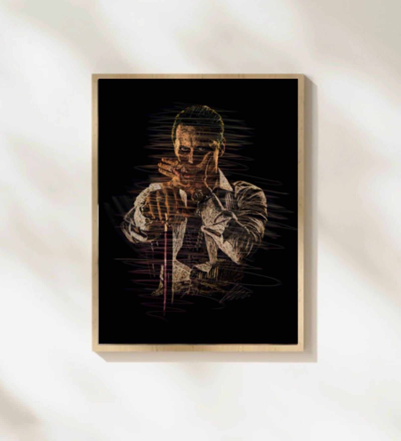 THE SUPERHERO COLLECTION 03 HD Poster With Brown Frame, 12.5 X 17.3 Inches