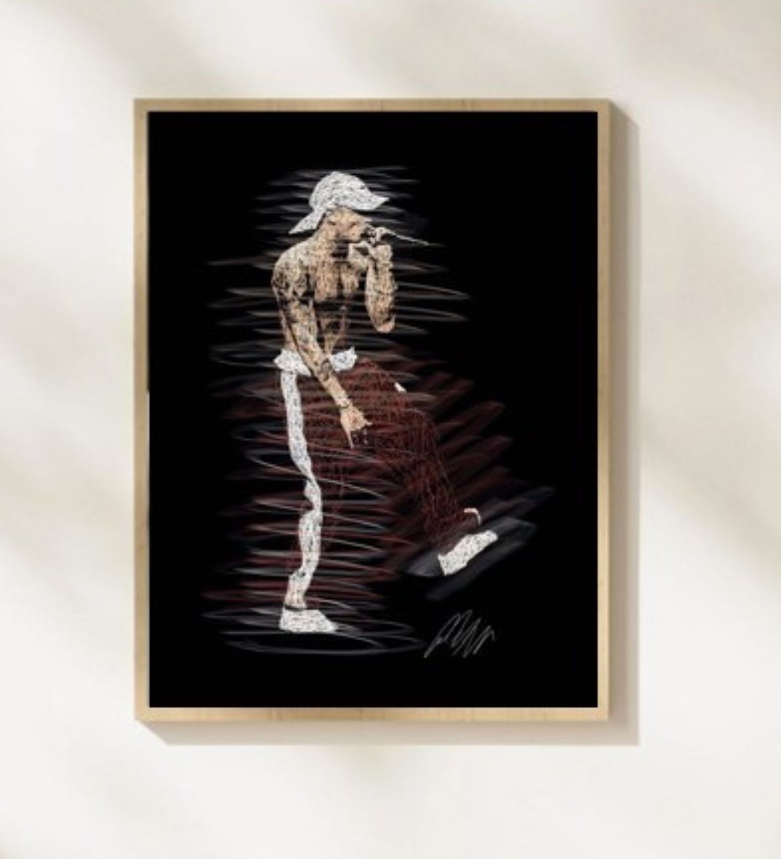 THE LEGEND COLLECTION 02 HD Poster With Brown Frame, 12.5   17.3 Inches