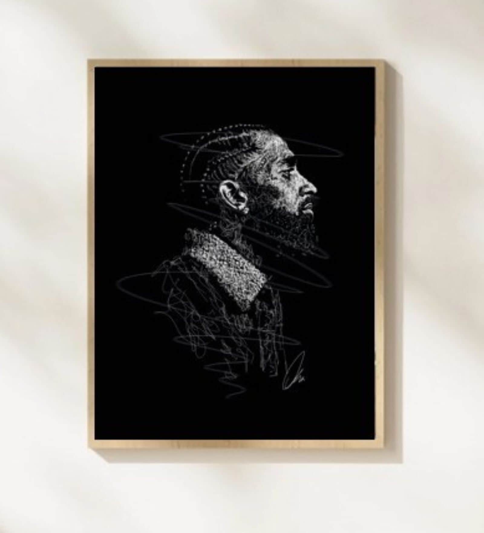 THE LEGEND COLLECTION 01 HD Poster With Brown Frame, 12.5   17.3 Inches