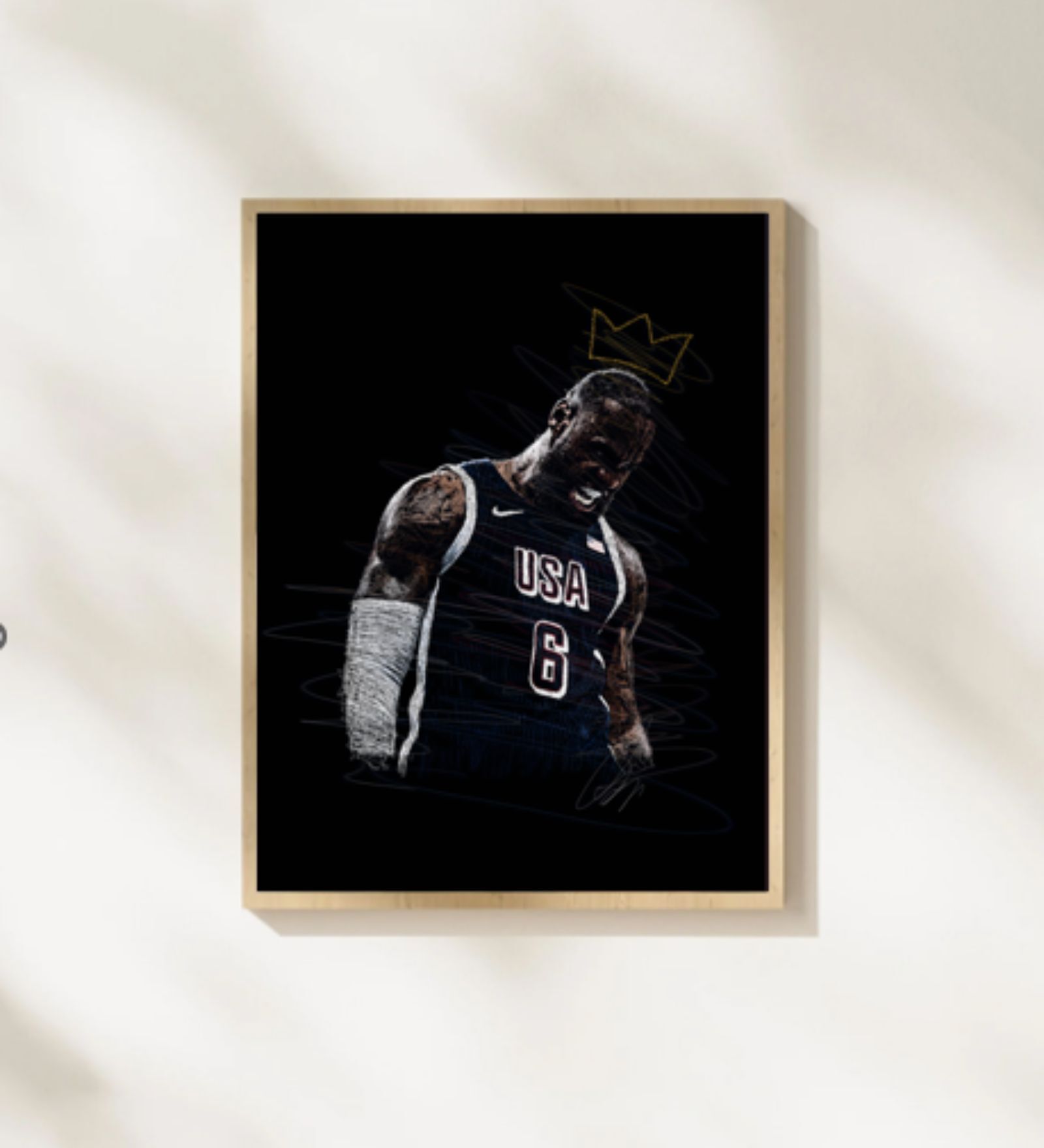 THE LEGEND COLLECTION 07 HD Poster With Brown Frame, 12.5   17.3 Inches