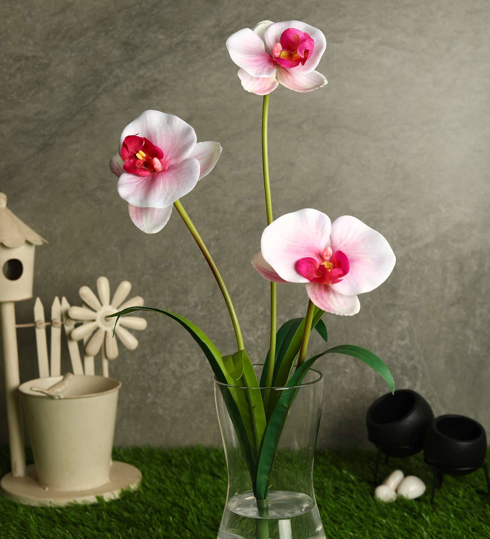 Pink Polyester Stunning Light Orchid Flower Artificial Flowers