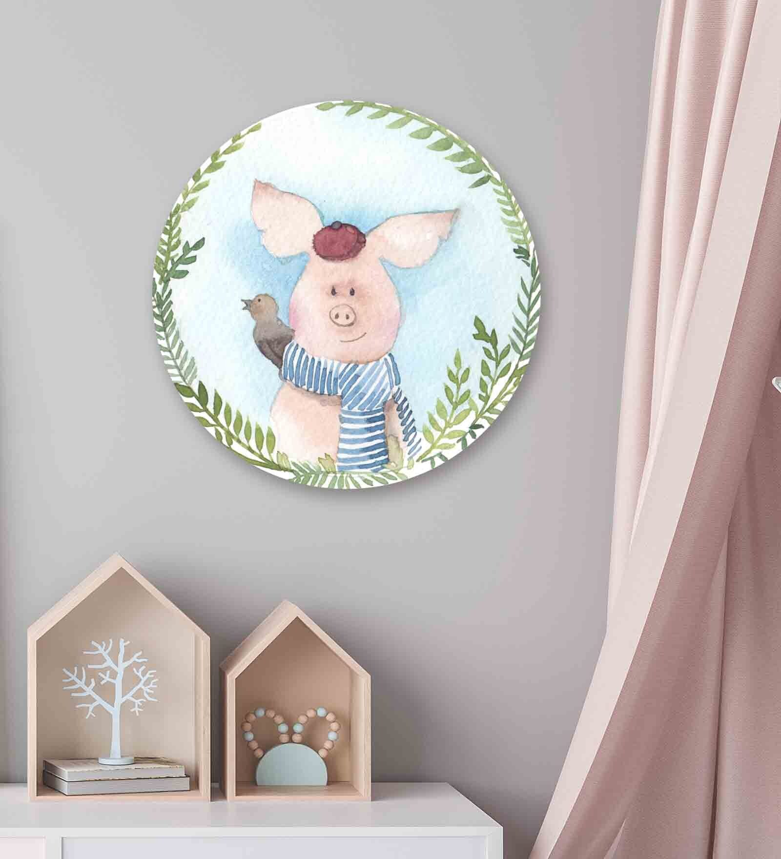 Lil Piglet Nursery Wall Plate