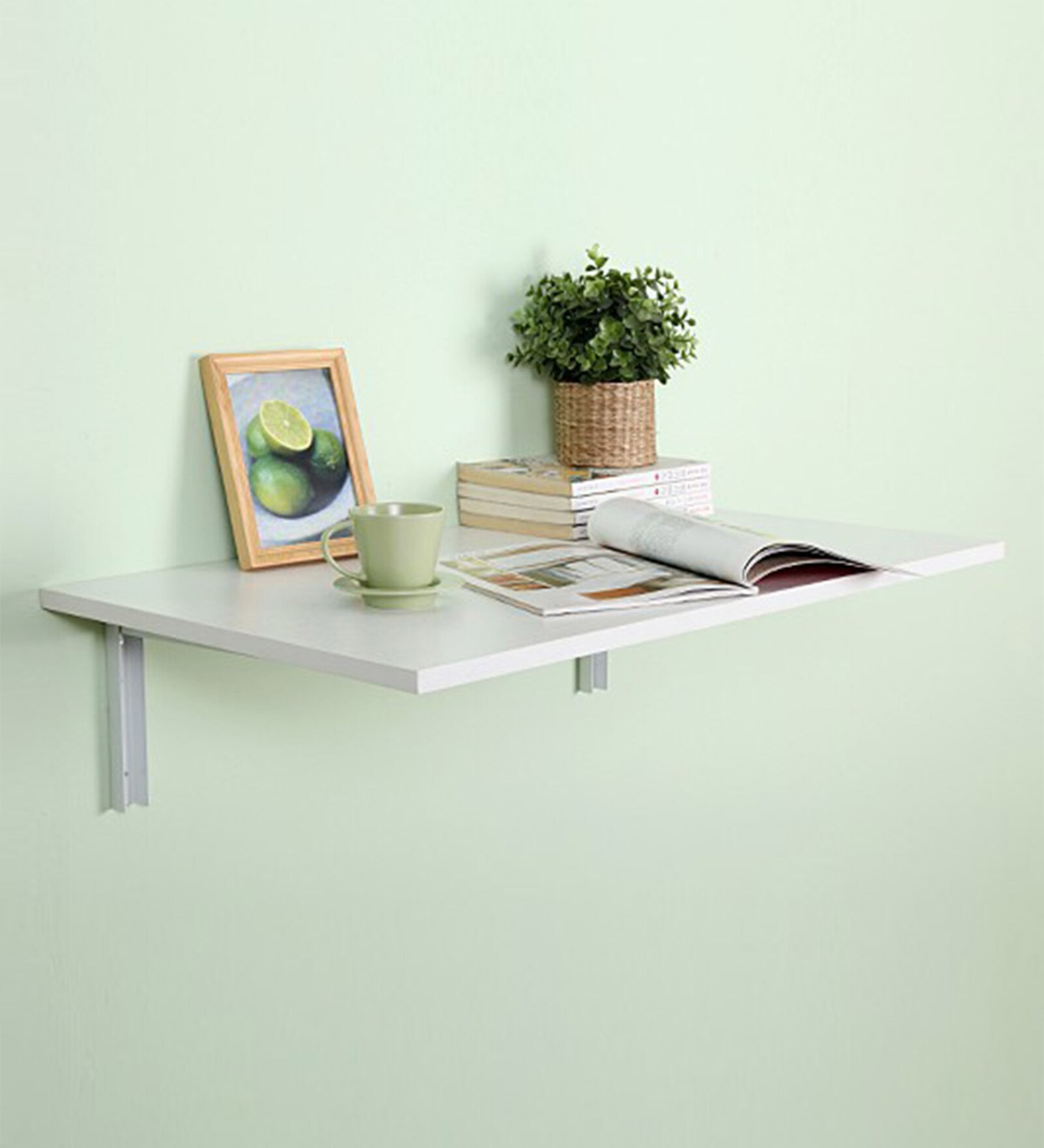 Lilo Collapsible Writing Table in White Colour