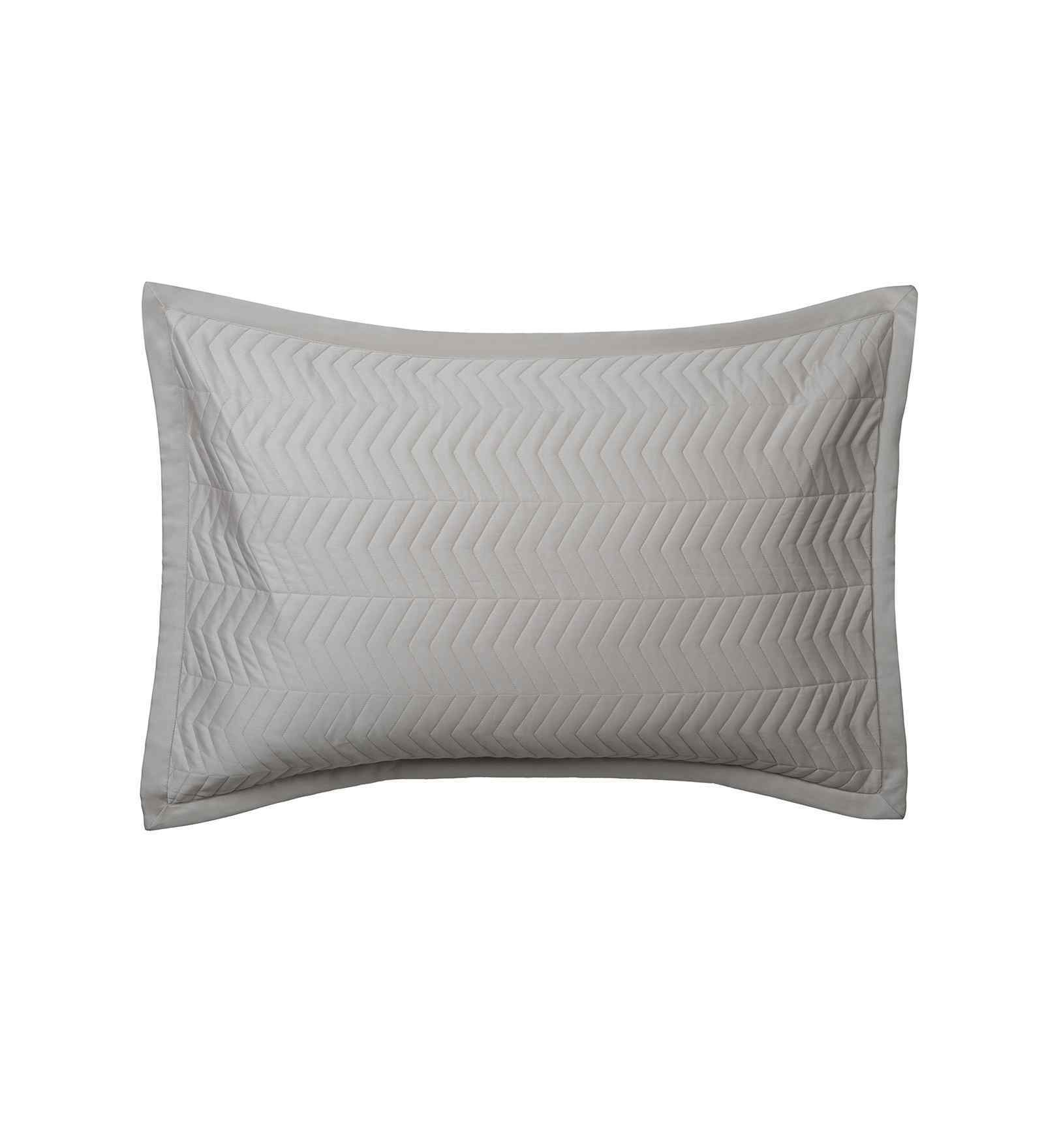 Linen Solid 300 TC Cotton 2 Pillow Sham Set