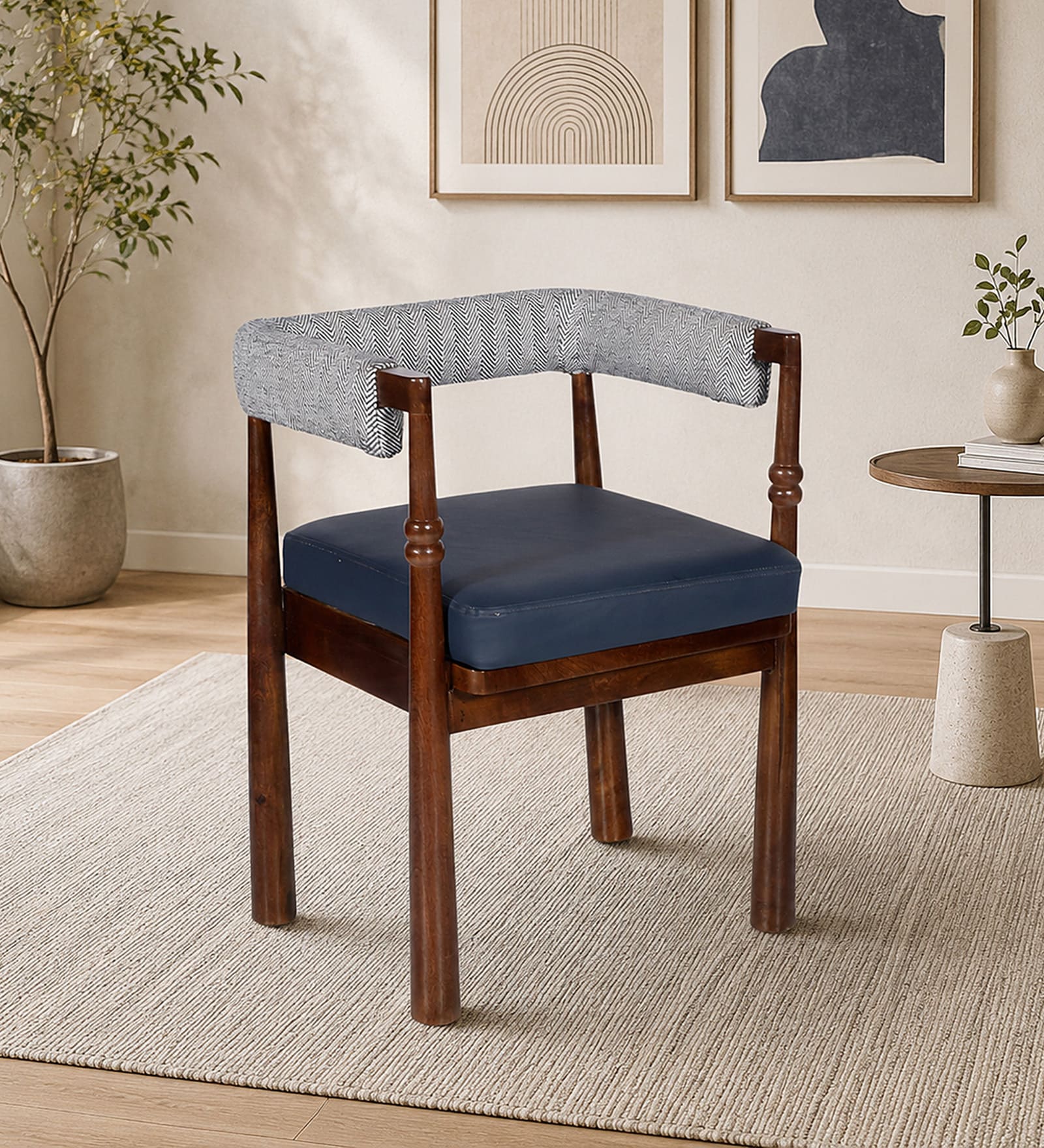 Linwood Sheesham Wood Chair in Natural Finish Linwood Sheesham Wood Chair in Natural Finish
